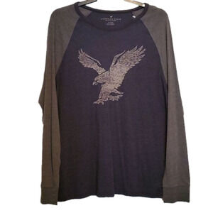 American Eagle Outfitters Men's Long Sleeve Eagle Tee Size XXL